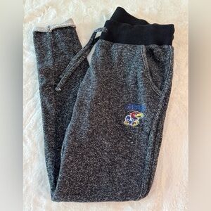 Kansas University Jayhawks Colosseum Athletics Lounge Jogger Sweatpants- size L